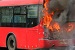 На остановке «Ветеринарный институт» загорелся пассажирский автобус