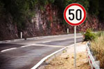 Об ограничении максимальной скорости  на аварийно-опасных участках автодорог в зимний период 