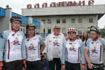Казанский железнодорожник поддержал международный велопробег, посвященный 70-летию Победы в Великой Отечественной войне 1941-1945 гг. 