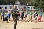 «Зарядка со стражем порядка» прошла в детском оздоровительном лагере Дзержинец
