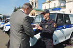 Полицейским Татарстана вручены ключи от новых служебных автомобилей