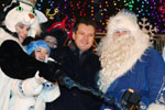 В Казани «волшебным селфи» зажгли главную  городскую новогоднюю елку