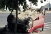 В Казани после столкновения с  Toyota внедорожник Kia опрокинулся на крышу [фото]