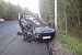 Под Казанью  Nissan Qashqai после столкновения с Hyundai Accent перевернулся на крышу [фото]