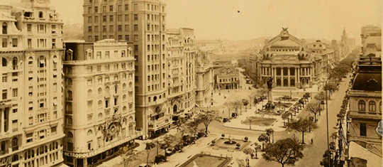 Рио, та же авенида Сентрал, но с противоположного конца, «Синеландия»; 1927 г.